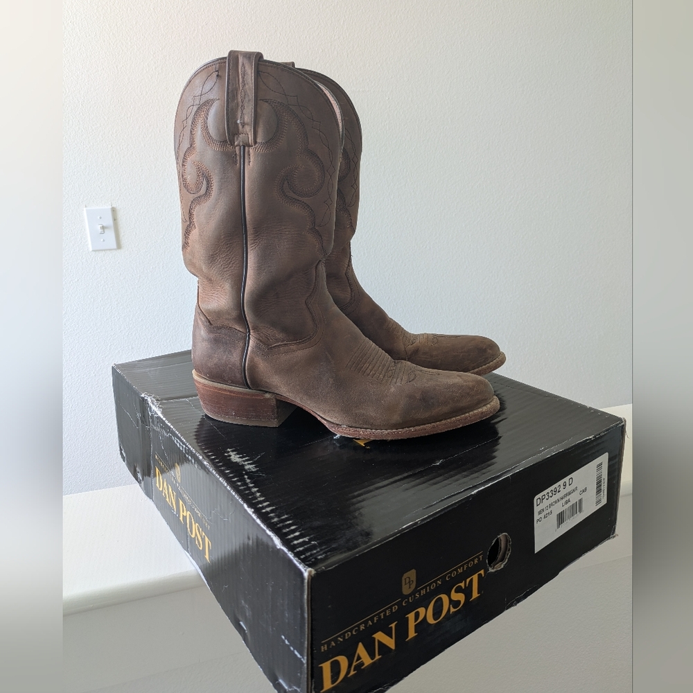 Men's Dan Post Cowboy Boots, Size 9